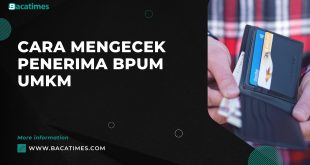 Cara Mengecek Penerima BPUM UMKM