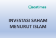 investasi saham menurut islam